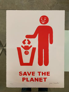Save The Planet" Limited Edition Print by Joan Cornella'