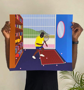 Exercise Indoor" Dennis Osadebe Print