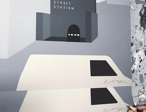 LUV's street station' print by LY